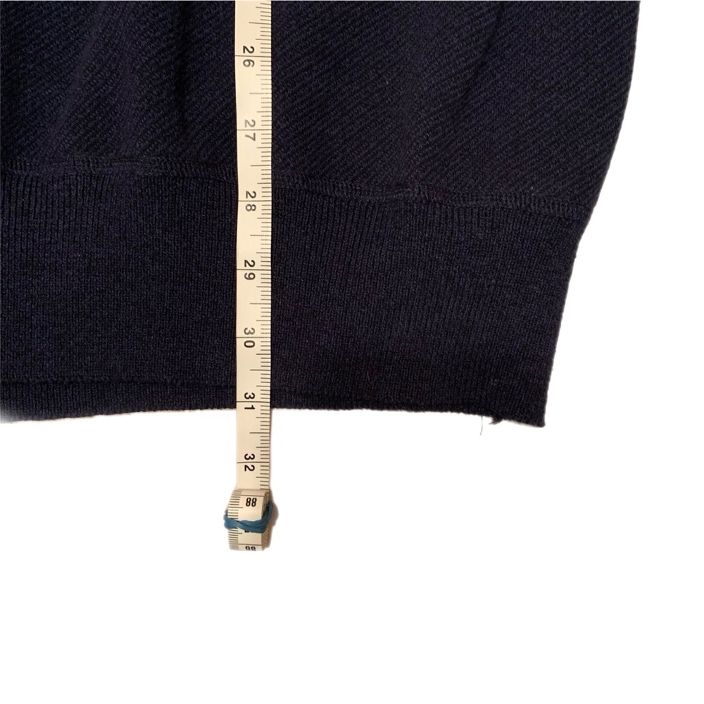 Robert Graham Deep Blue Zip-Up Sweater - Picture 5 of 6